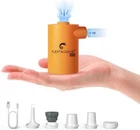 Portable Air Pump With Emergency Power Supply Rechargeable Compact 5 Nozzles New. Price: $39.69.