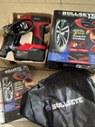Bullseye Pro Max Deluxe Tire Inflator Portable Air Compressor - Red Open. Price: $50.00.