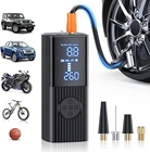 Hafuloky Tire Inflator Portable Air Compressor 180PSI & 20000MAH P008 - Black Open. Price: $46.28.