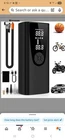 Pilotke Wireless Inflatable Pump Portable Air Compressor, 150 Psi, Black, Set New. Price: $50.00.