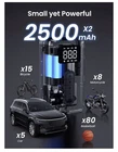 Ugreen Tyre Inflator Portable Air Compressor 150PSI/10.3BAR Cordless Pump Wi New:. Price: $43.00.