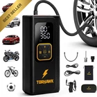 Portable Inflator Air Compressor For Car Tires, Dual Cylinder, Cordless... New. Price: $75.88.