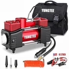 Yungtee Tire Inflator Heavy Duty Double Cylinders Direct Drive Normal Red New. Price: $52.90.