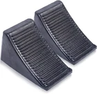 Fasmov 2 Pack Solid Rubber Heavy Duty Wheel Chock, Premium For Car, Travel New. Price: $34.99.