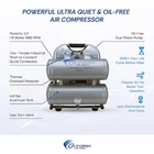 California Air Tools 4.6-GALLON Electric 125 Psi Twin Stack Compressor New. Price: $289.36.