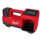 Milwaukee 18V M18 Cordless Compact Tire Inflator, On-board Hose & Nozzle Storage New. Price: $125.99.