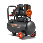Vevor Air Compressor 4.8 Gallon 900W 2.2 Cfm 90PSI 70 Db Ultra Quiet Oil Free New. Price: $142.99.