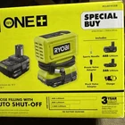 Ryobi One+ 18V Cordless High Pressure Inflator Kit With 2.0 Ah Battery Charger New. Price: $160.00.