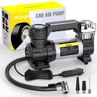 Nilight Portable Air Compressor Tire Inflator 12V Heavy Duty 120PSI Metal Pump New. Price: $72.74.
