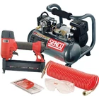 Senco PC0947 Brad Nailer 18 Gauge, Air Compressor, Hose Combo Kit For Finish Open. Price: $415.75.