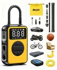 Tire Inflator Portable Air Compressor Cordless With Pressure Gauge And Auto Shut New. Price: $32.99.