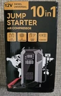 Doorii 6000A Starter With Air Compressor, Car Jumper Power Bank Orange New. Price: $59.99.
