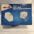Epauto Ac 110V/DC 12V Dual Power Portable Air Compressor, W/digital Tire Inflato Open. Price: $19.95.