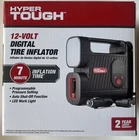 Hyper Tough 12V Digital Tire Inflator Auto Shut-off Led Work Light Programmable New. Price: $34.00.