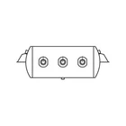 Tramec Sloan TSJ9528 Black Coated Steel Air Brake Tank 9.5" Diameter, 1 New. Price: $150.67.