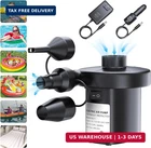 Electric Air Pump For Inflatables, Vannpooy Portable Car Mattress 110V New. Price: $17.99.