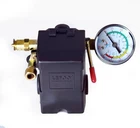 Air Compressor Pressure Control Switch 4 Ports 95-125 Psi W/ 0-200 Black New. Price: $35.51.