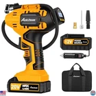 Portable Tire Inflator 20V Cordless Air Compressor With Digital Gauge & Battery New. Price: $109.75.
