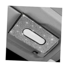 Bling Car Sun Visor Tissue Box Holder, Leather Sparkling Crystal Napkin White New. Price: $17.38.