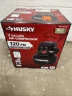Husky Gal. 120PSI Portable Electric Pancake Air Compressor 1/3 Hp New. Price: $50.00.