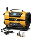 Astroai Tire Inflator Air Compressor Pump Portable, Light Yellow New. Price: $85.99.