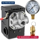 Dreyoo Air Compressor Pressure Switch 135-175 4-PORT Amp With 0-200 Psi Gauge New. Price: $52.48.