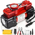 Meshuba Dual Cylinder Tire Inflator Air Compressor 150 Psi 12V Dc Portable New. Price: $66.63.