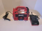 Bauer Model 1854C-B Inflator Deflator 20V 160 Psi Battery And Attachments Used. Price: $72.00.