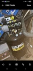Central Pneumatic Portable Air Compressor, 2.5 Hp, 21 Gal, 125 Psi, Black Used. Price: $100.00.