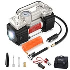 Gspscn Silver Dual Cylinder 12V Air Compressor Pump For Car, Heavy Duty Portable New. Price: $88.49.