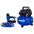 Kobalt 6-GALLON Portable Electric 150 Psi Pancake Air Compressor With Accessorie New. Price: $140.00.