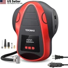 Teromas Tire Inflator Portable Air Compressor, Ac/dc Power (110V/12V), Red New. Price: $45.63.