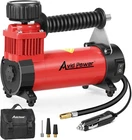 12V Dc Tire Inflator Portable Air Compressor, Compact Pump W/copper Motor, New. Price: $46.99.