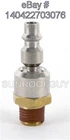 Bostitch 1/4 Series Npt(m) Plug (BTFP72333) New (replaces ISWIVEL-14M). Price: $11.95.