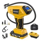 Upgraded Cordless Tire Inflator Portable Air Compressor - Adapter Compatible ... New. Price: $101.21.