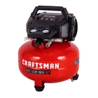Craftsman 6-GALLON Portable Electric 150 Psi Pancake Air Compressor New. Price: $105.00.