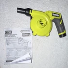 Ryobi Usb Lithium High-volume Inflator FVIF61 W/ Battery Open. Price: $29.99.