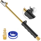 Lumiteco 12 Extended Reach Dual Head Air Chuck, 2-WAY Connection 1/4 Fnpt Str... New. Price: $20.84.