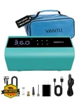 Yantu Cordless Tire Inflator, Dual-cylinder Air Compressor 150 Psi New. Price: $95.05.