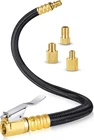 12'' Tire Inflator Extension Tube, Pump Chuck Hose Adapter W/presta... New. Price: $14.99.
