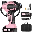 Cordless Tire Inflator 20V Air Compressor Digital Gauge Pink ACAP115D-P Avid New. Price: $114.99.