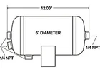 Firestone 9244 Air Tank 1-GALLON Ports New. Price: $102.03.