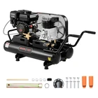 Vevor Gal Twin-tank Gas Powered Air Compressor 6.5HP 9CFM 115PSI Max Pressure New. Price: $989.99.