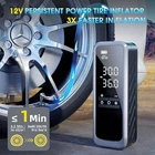 Kzkb Cordless Tire Inflator Portable Air Compressor CQBBK-A01 Black/silver Used. Price: $35.30.