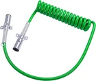 7 Way Coiled Trailer Cord 15FT Abs Electrical Power Wire Air Brake Cable Trucks New. Price: $77.66.