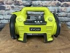 Ryobi R18I-O 18V One+ Cordless Inflator/deflator Green Body Only No Battery Used. Price: $39.99.