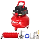 Ecomax Air Compressor 3 Gallon 110 Psi Pancake Portable Oil-free Tank With Pc New. Price: $182.49.