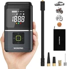 Workpro Tire Inflator Portable Air COMPRESSOR-7.2V With 5000MAH Battery New. Price: $36.99.