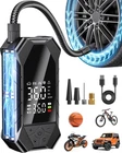 Tire Inflator Portable Air Compressor, 150 Psi Pump With Led Black New. Price: $49.99.