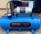 Vevor HS-661 12V 190W 1.6 Gallon Air Compressor Tank 90-120 Psi Used. Price: $65.00.